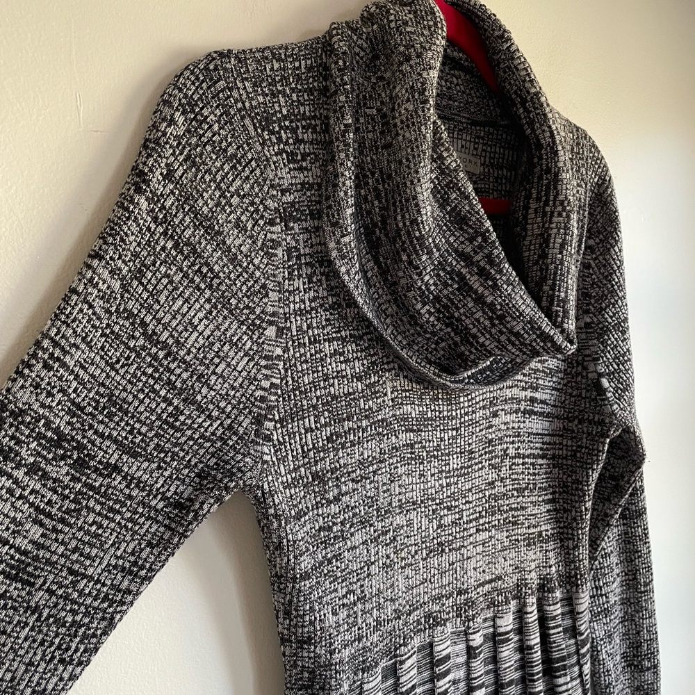 Marc New York Gray Cowl Neck Sweater Dress Size M - Picture 2 of 4